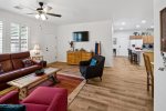 Comfy couches & Smart TV
